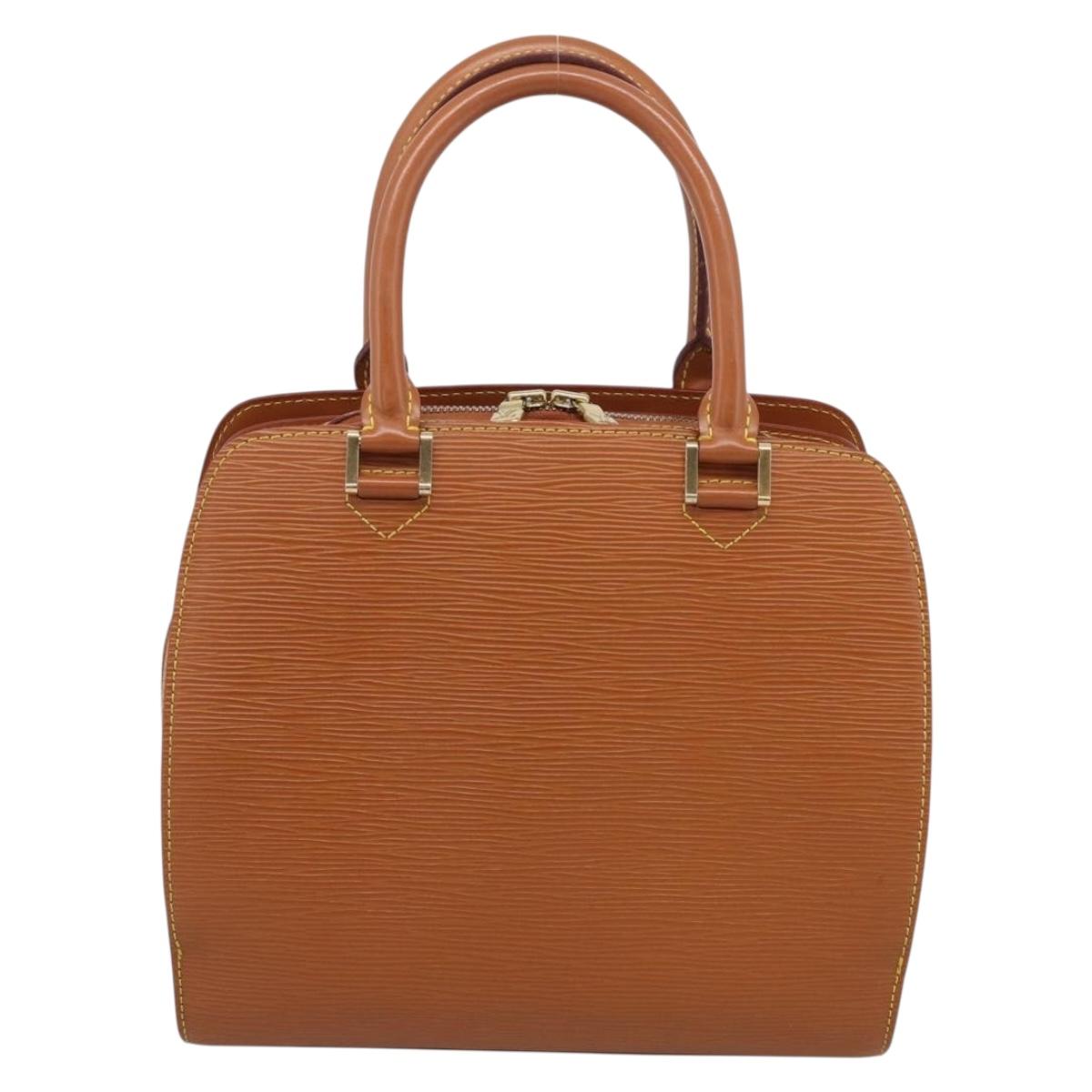 LOUIS VUITTON Epi Pont Neuf Hand Bag Zipangu Gold M52058 LV Auth 212035V