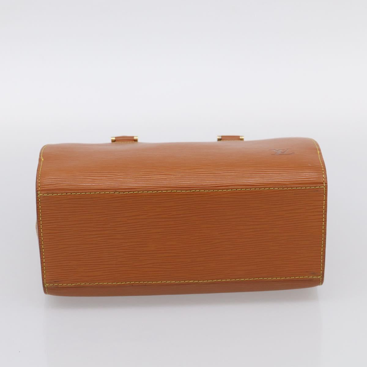 LOUIS VUITTON Epi Pont Neuf Hand Bag Zipangu Gold M52058 LV Auth 212035V