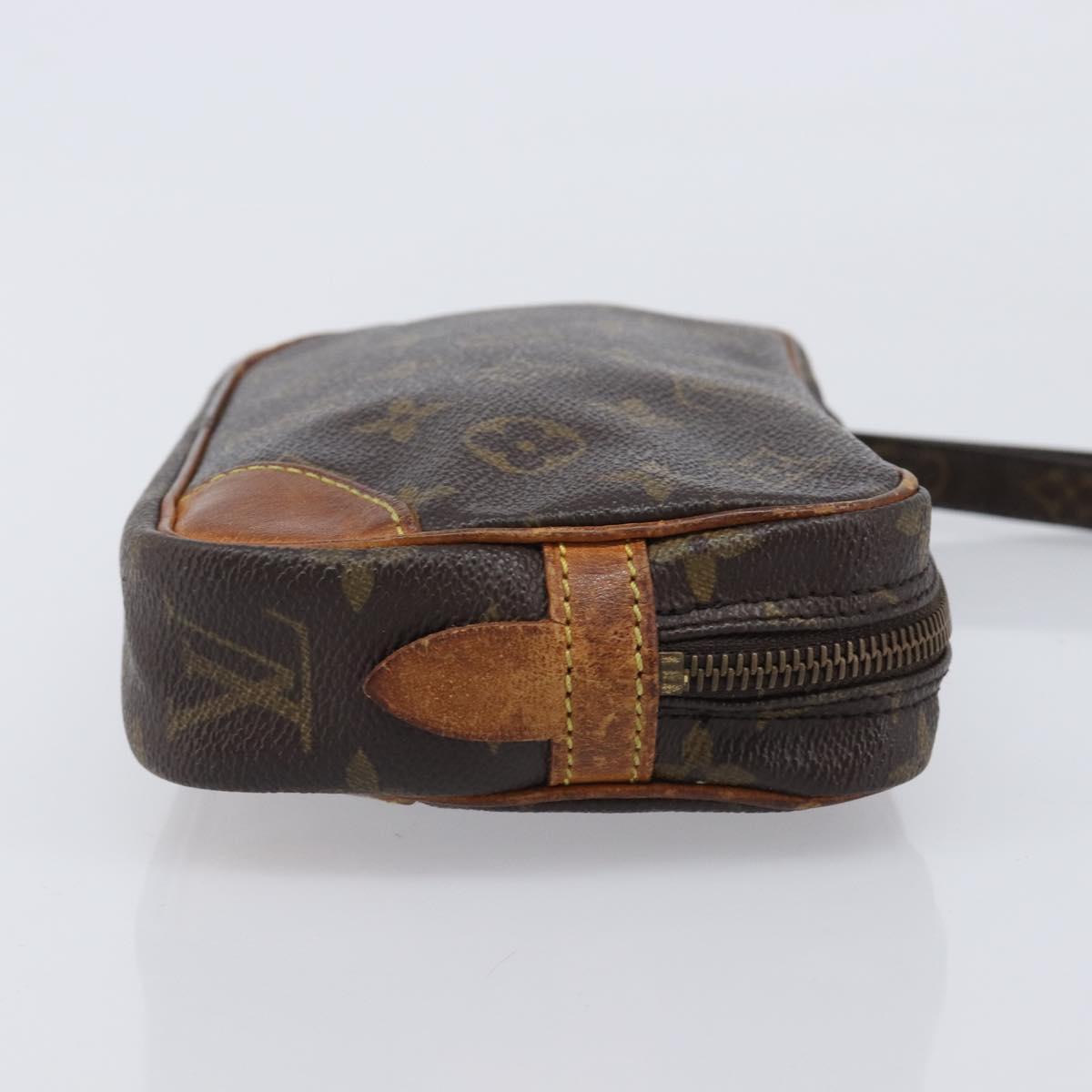 LOUIS VUITTON Monogram Marly Dragonne PM Clutch Bag M51827 LV Auth 212055