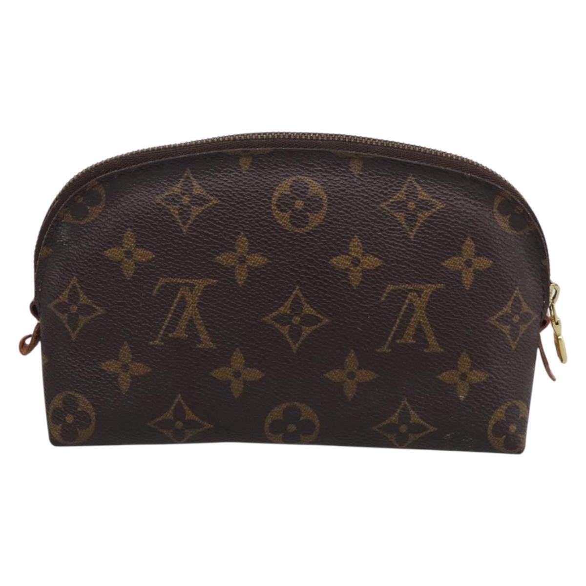 LOUIS VUITTON Monogram Pochette Cosmetic PM Pouch M43998 LV Auth 212059