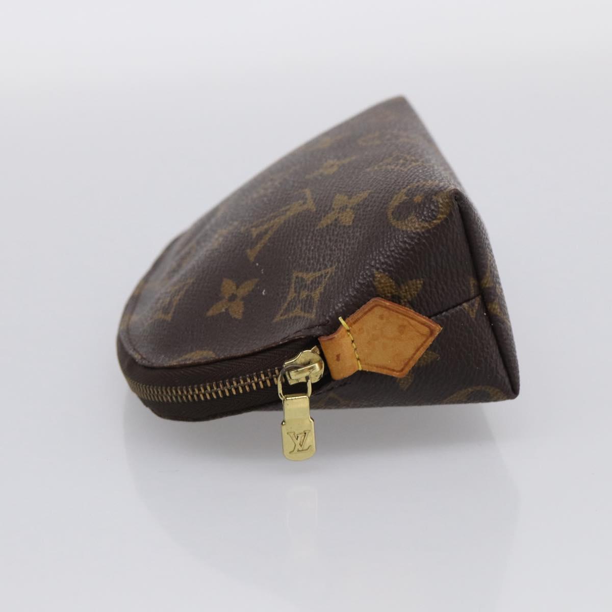 LOUIS VUITTON Monogram Pochette Cosmetic PM Pouch M43998 LV Auth 212059