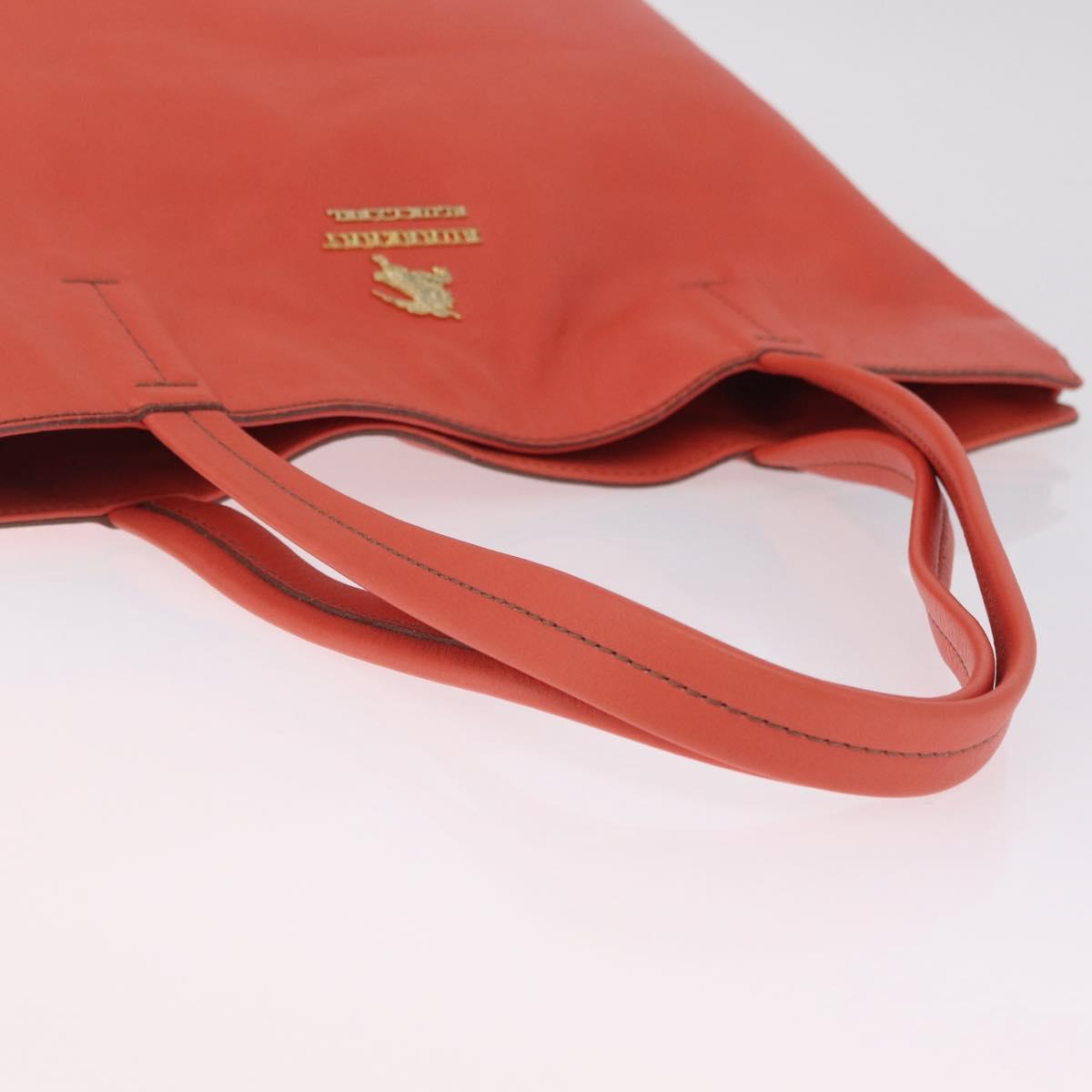 BURBERRY Blue Label Tote Bag Leather Pink Gold Auth 212104A