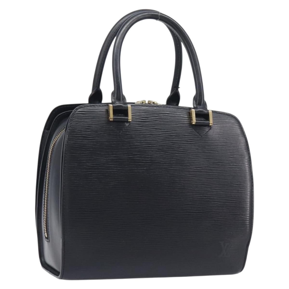 LOUIS VUITTON Epi Pont NeufGM Hand Bag Black M59042 LV Auth 212111V