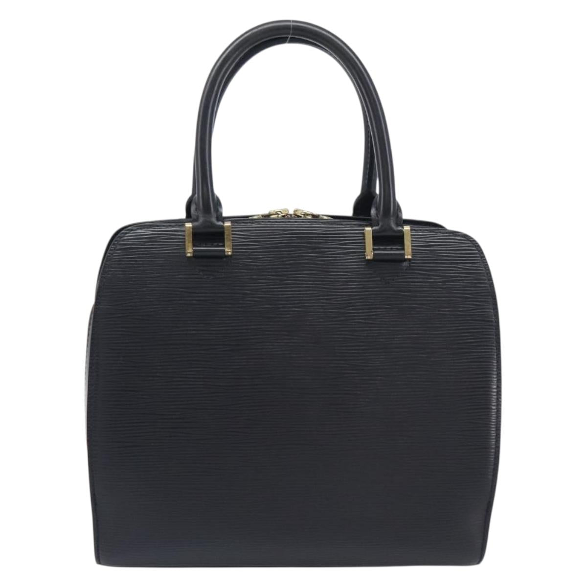 LOUIS VUITTON Epi Pont NeufGM Hand Bag Black M59042 LV Auth 212111V