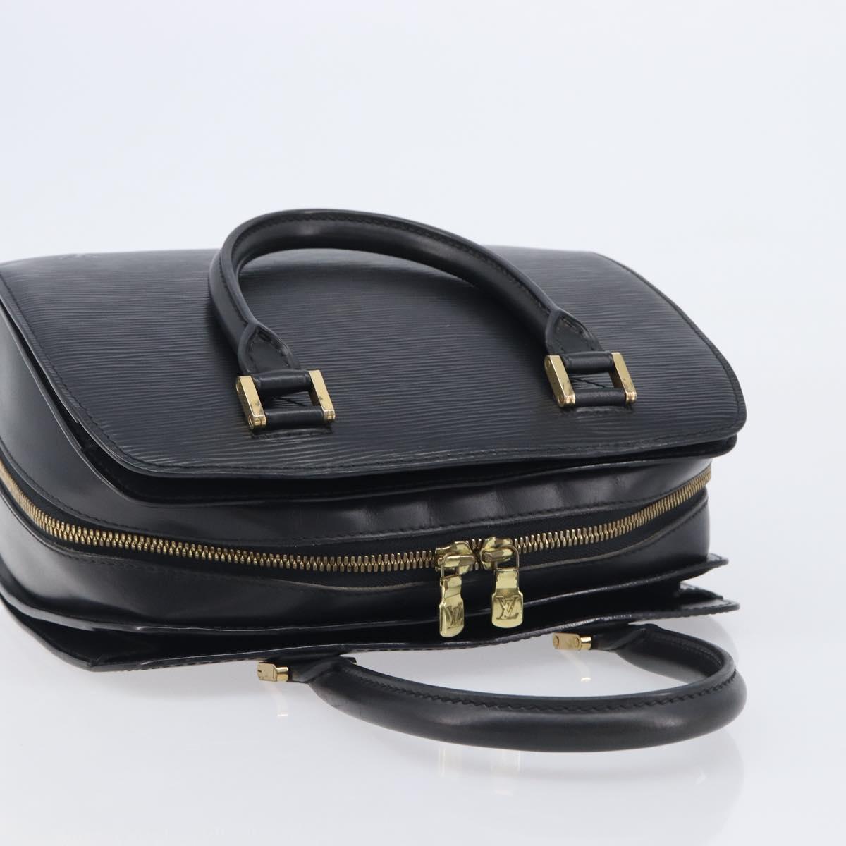 LOUIS VUITTON Epi Pont NeufGM Hand Bag Black M59042 LV Auth 212111V