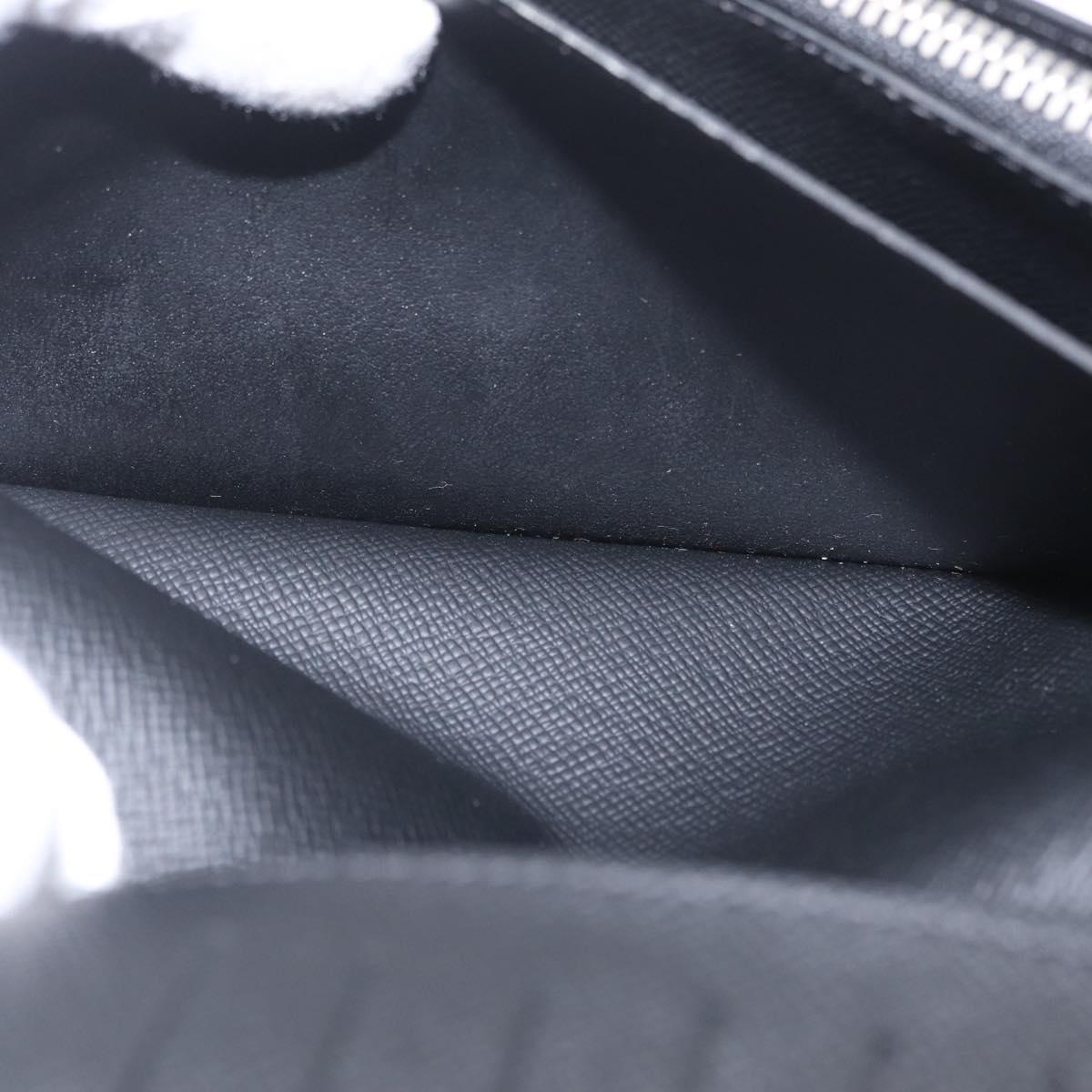 LOUIS VUITTON Epi Portefeuille Braza Long Wallet Black M60622 LV Auth 212146A