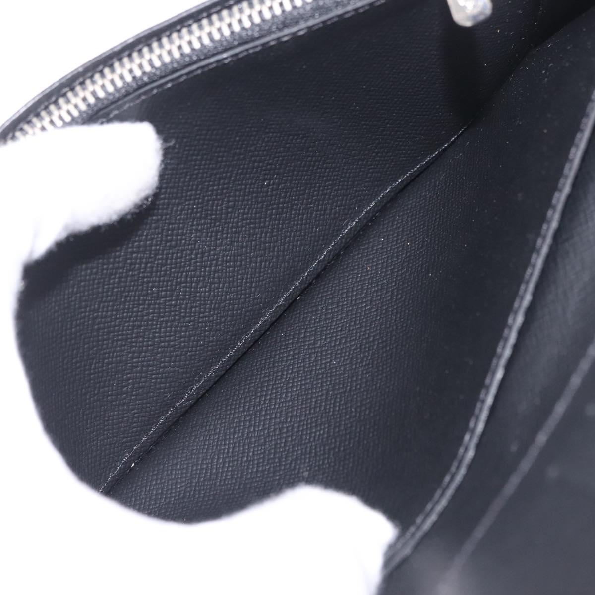 LOUIS VUITTON Epi Portefeuille Braza Long Wallet Black M60622 LV Auth 212146A