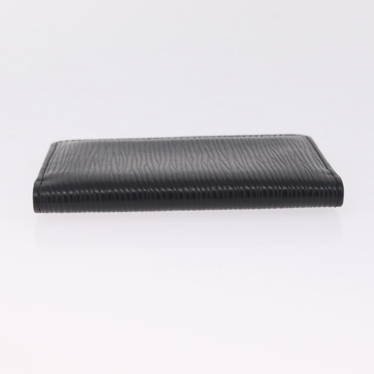 LOUIS VUITTON Epi Organizer Dupoch Card Case Black M63582 LV Auth 212164