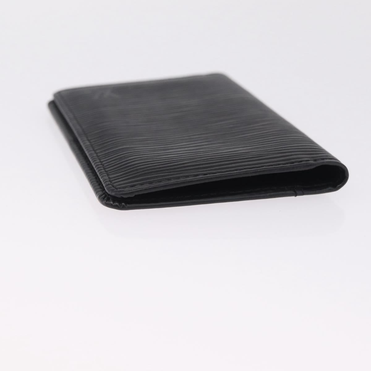 LOUIS VUITTON Epi Organizer Dupoch Card Case Black M63582 LV Auth 212164