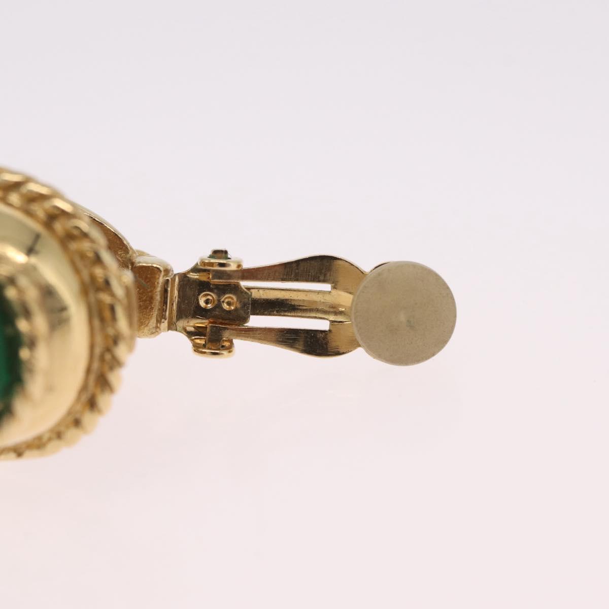 GIVENCHY Earring Metal Gold Auth 212165M
