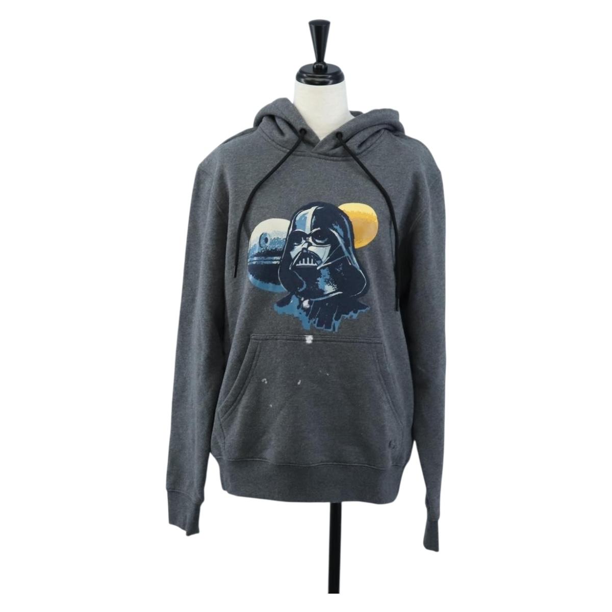 Coach ×STAR WARS Darth Vader Long Sleeve Hoodie cotton XS Greige Auth 212403M