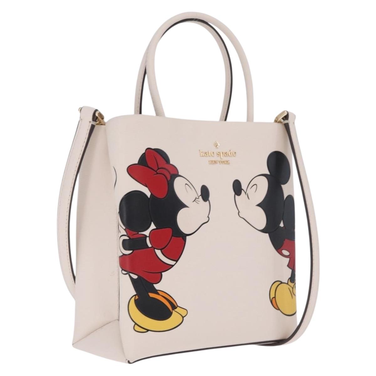 kate spade x Disney Minnie Mouse Mickey Mouse Bag Leather 2way Auth 212410M