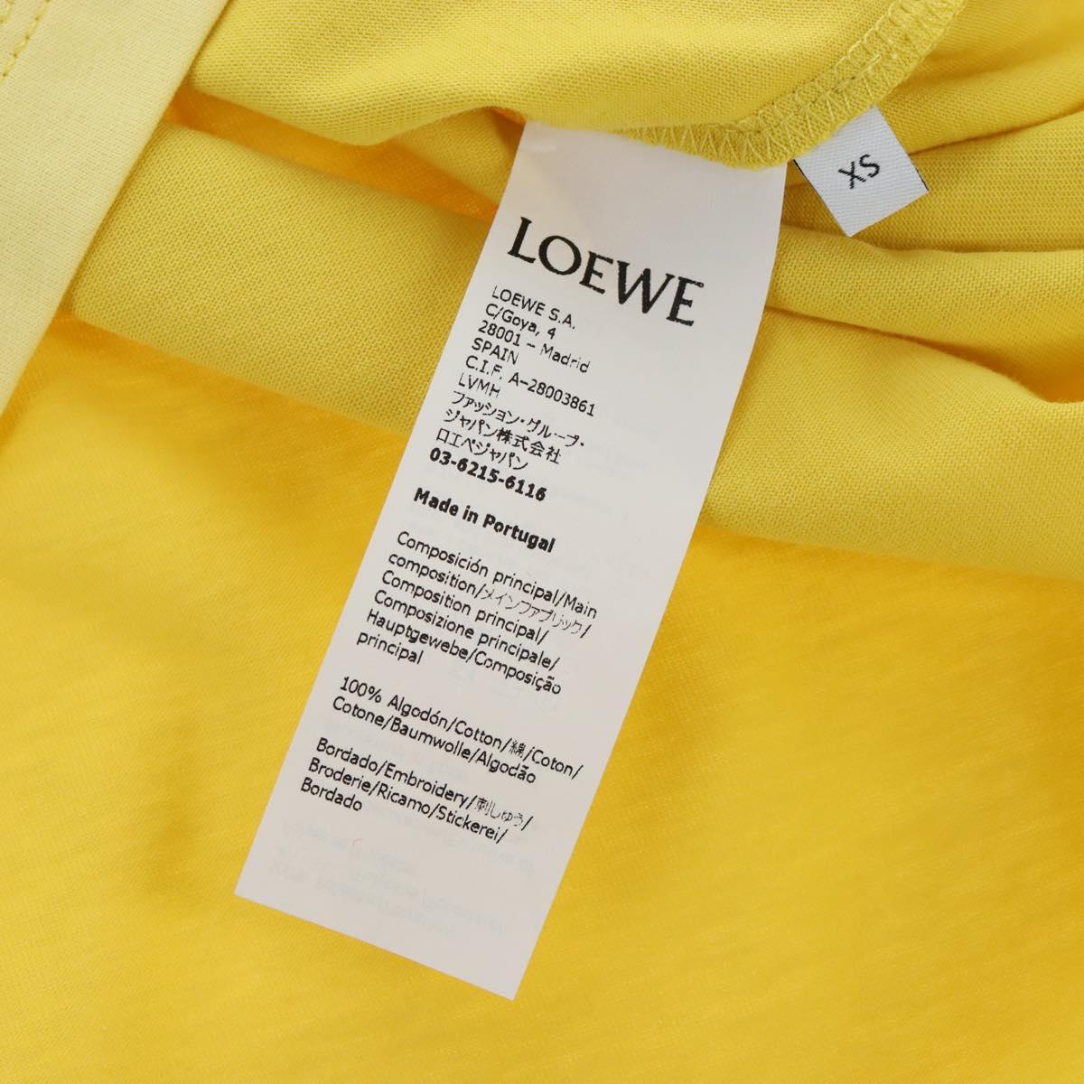 LOEWE LOEWE × Studio Ghibli Ootori-sama Shirt cotton XS Yellow Auth 212416M