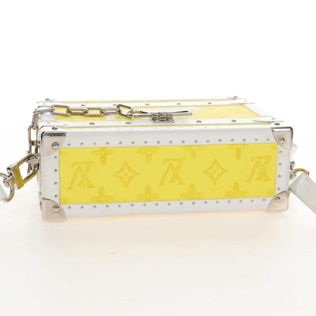 LOUIS VUITTON Monogram Everyday Clutch Box Bag Yellow M45869 LV Auth 212435SM