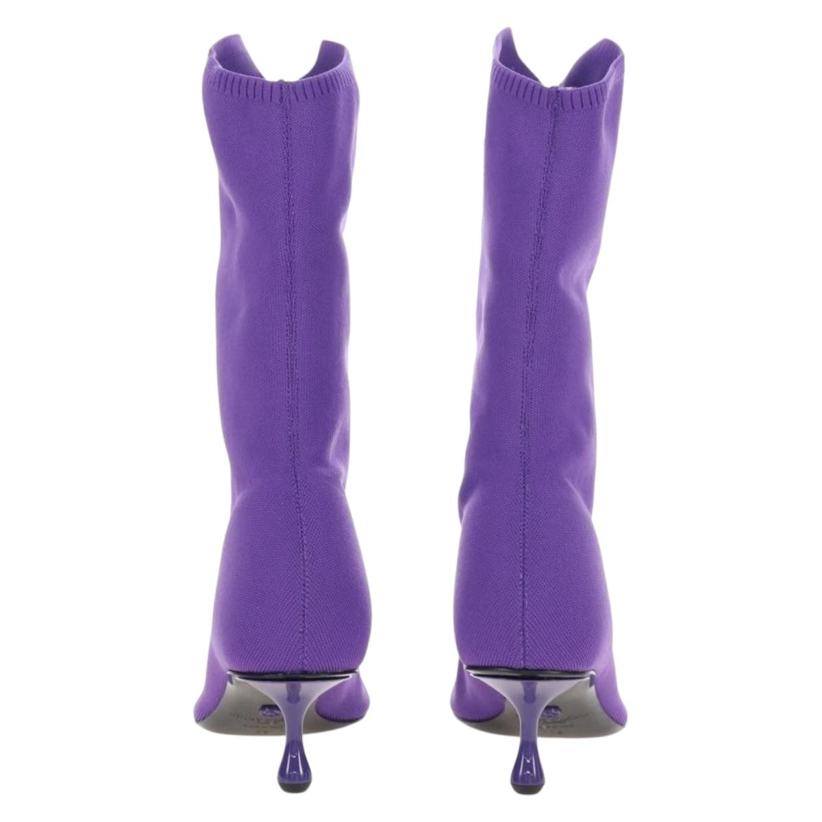 Jimmy Choo x Sailor Moon Sailor Saturn Boots knitted Fabrics 38 Auth 212459SM