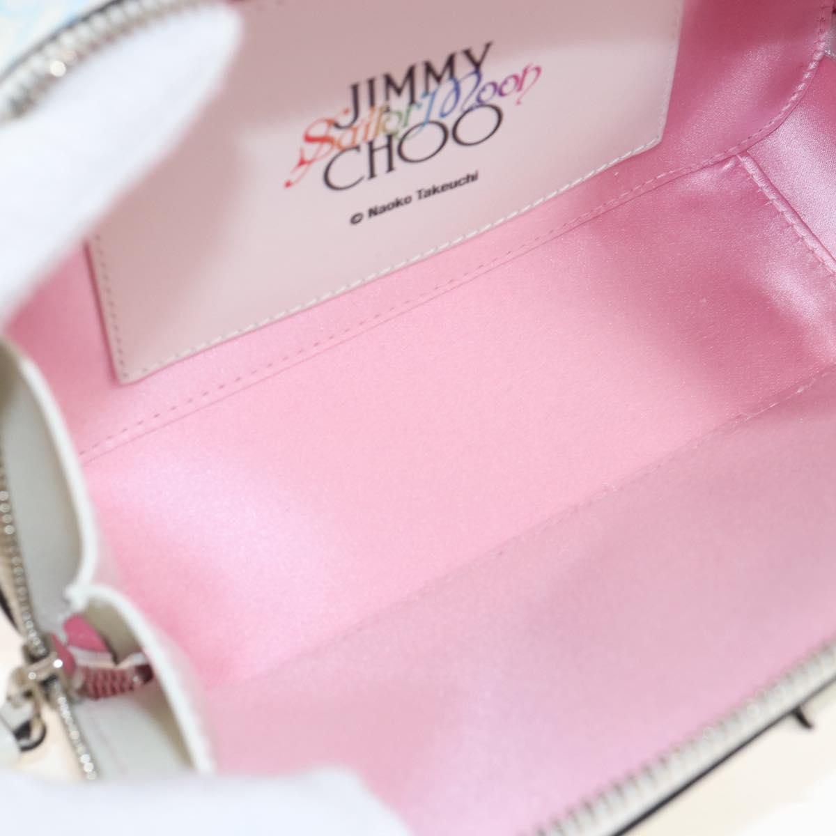 Jimmy Choo x Sailor Moon Sailor Guardians Phone Case Leather White Auth 212461SM