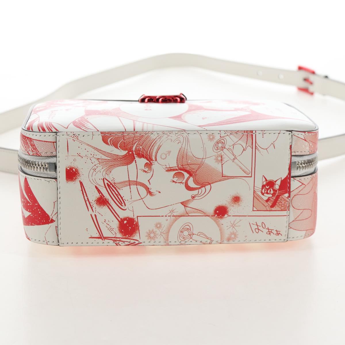 Jimmy Choo x Sailor Moon Sailor Mars Vanity Avenue Bag Leather Auth 212462SM
