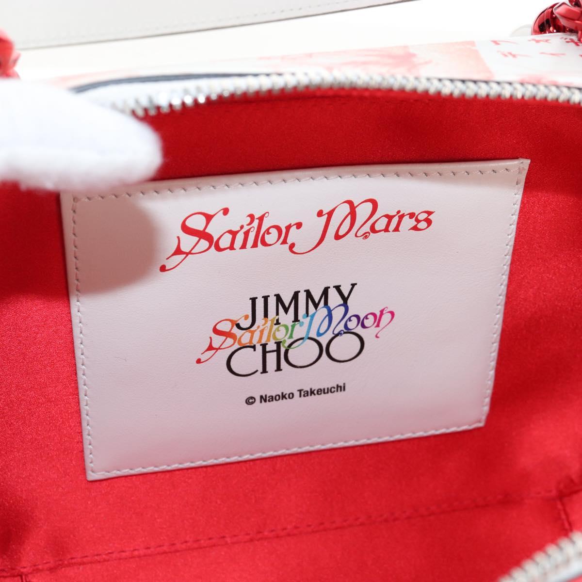 Jimmy Choo x Sailor Moon Sailor Mars Vanity Avenue Bag Leather Auth 212462SM