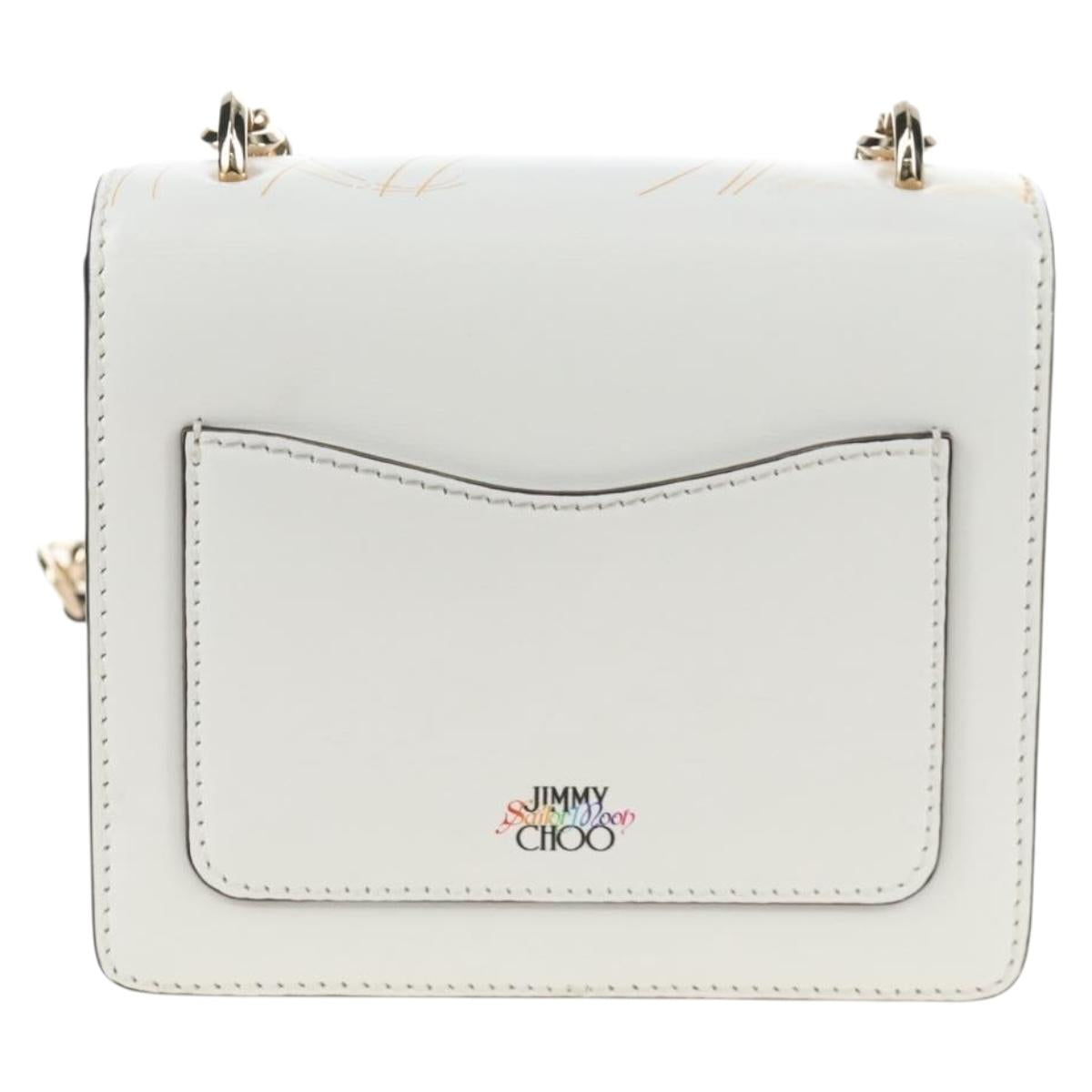 Jimmy Choo x Sailor Moon Sailor Venus Varenne Quad XS Bag Leather Auth 212463SM