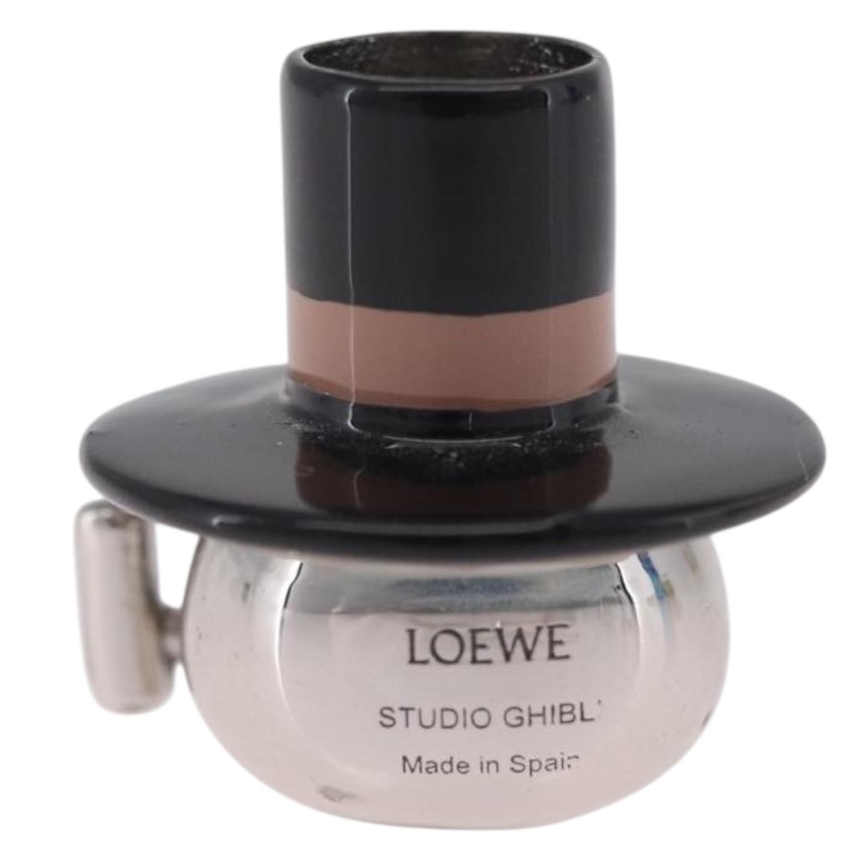LOEWE x Studio Ghibli Dice Turnip Charm metal Silver Auth 212468M