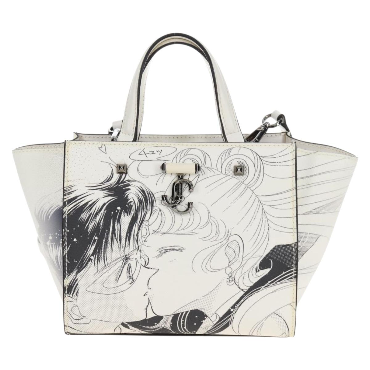 Jimmy Choo x Sailor Moon Tuxedo Mask Varenne Bag Leather 2way Auth 212481SAM