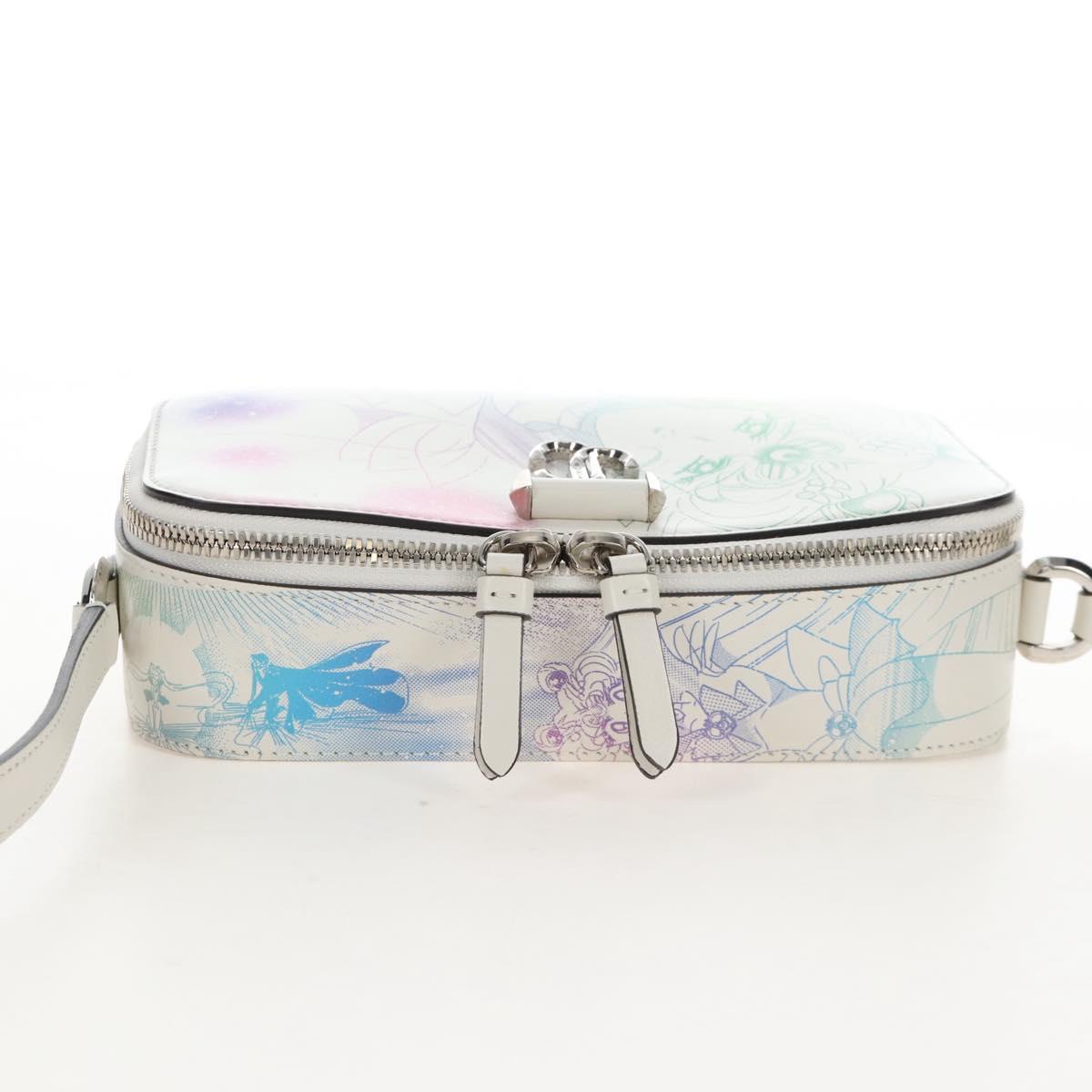 Jimmy Choo x Sailor Moon Sailor Guardians Phone Case Leather White Auth 212483SM