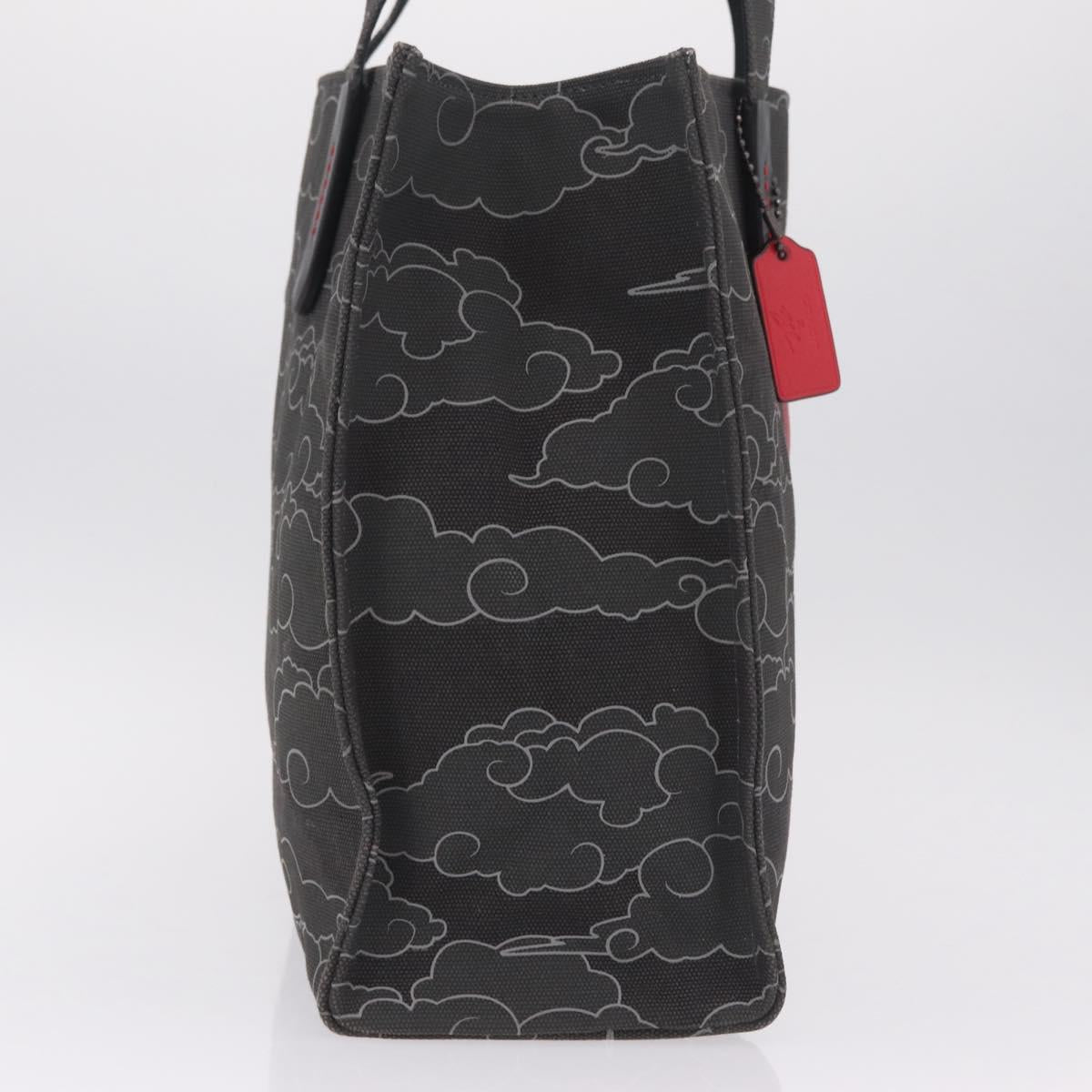 Coach x Michael B. Jordan x Naruto Shippuden Tote Bag Canvas Gray Auth 212484M