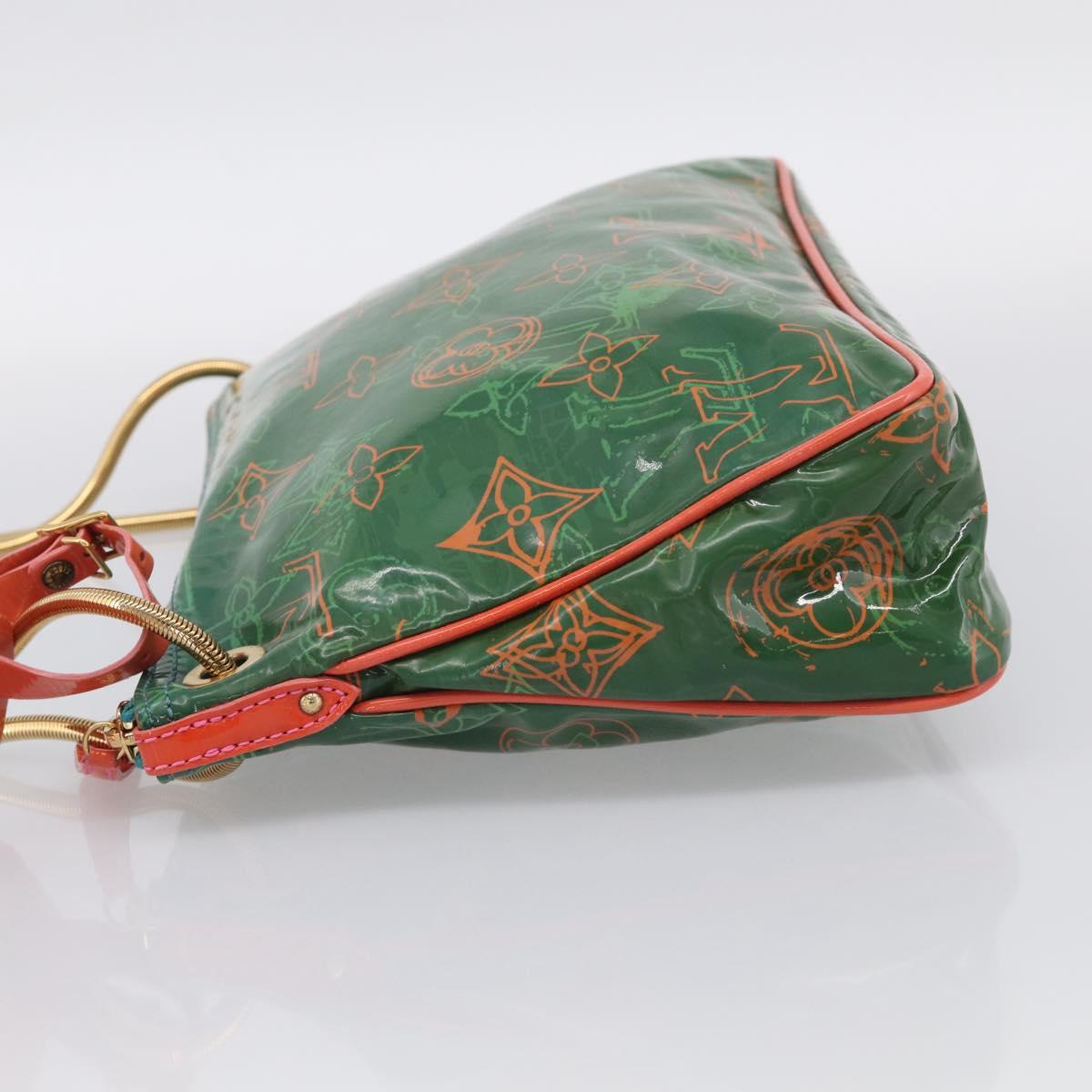 LOUIS VUITTON Bonbon Richard Prince Pochette Bag Green M95748 LV Auth 212498