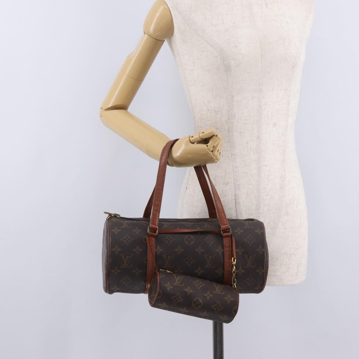 LOUIS VUITTON Monogram Papillon 30 Hand Bag M51365 LV Auth 212534V