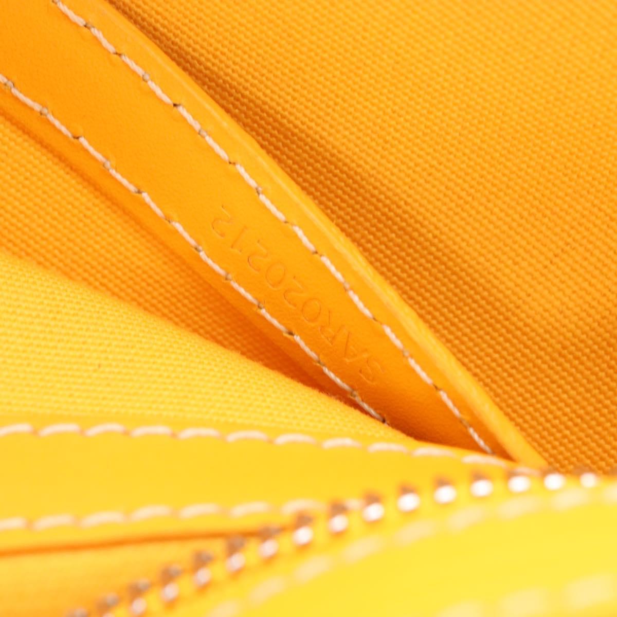 Goyard Herringbone Cup Veil PM Shoulder Bag PVC Yellow Auth 212605SAM