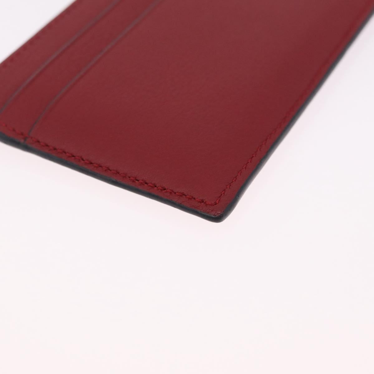 LOEWE x Studio Ghibli Baby Mouse Card Case Leather Red Auth 212707SM