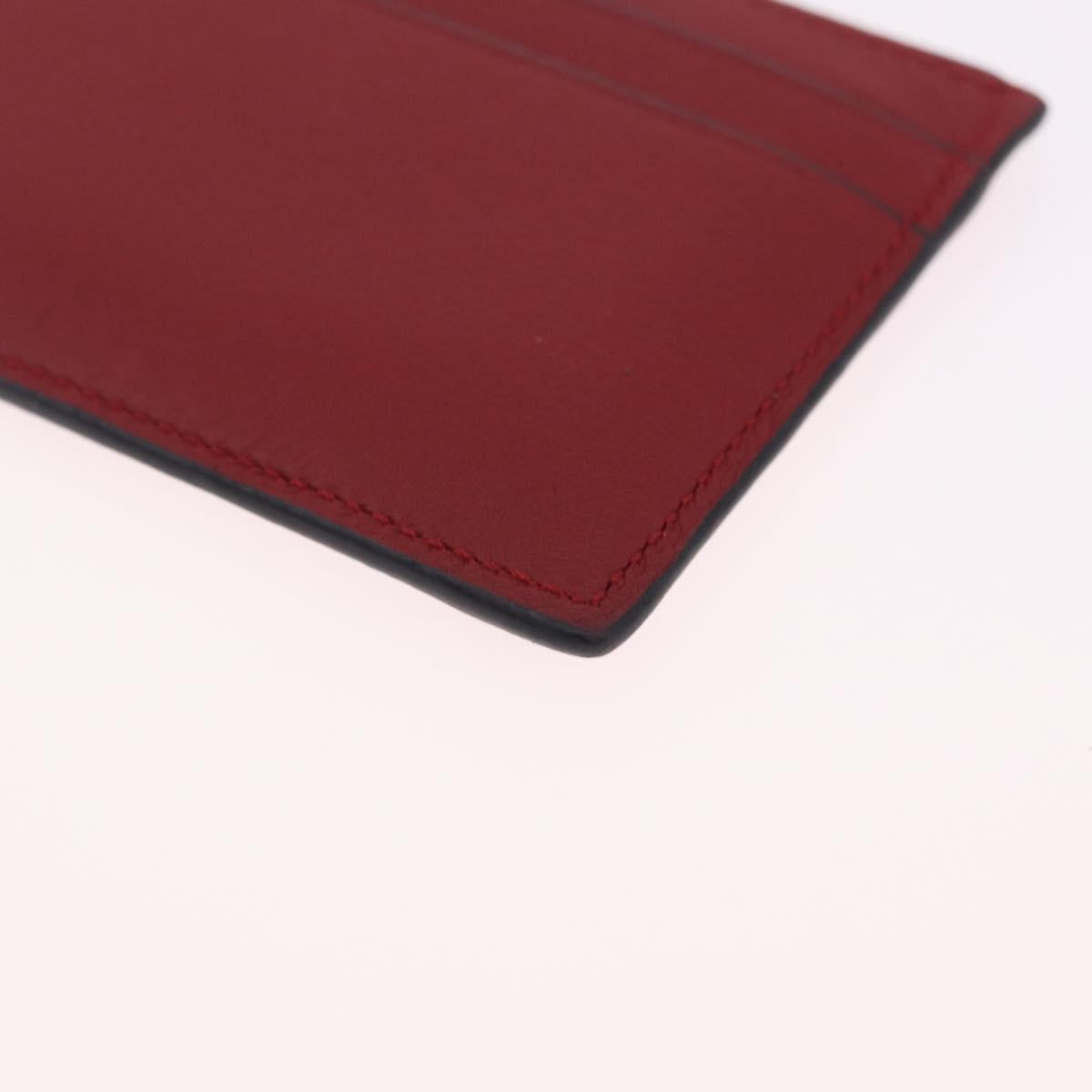 LOEWE x Studio Ghibli Baby Mouse Card Case Leather Red Auth 212707SM