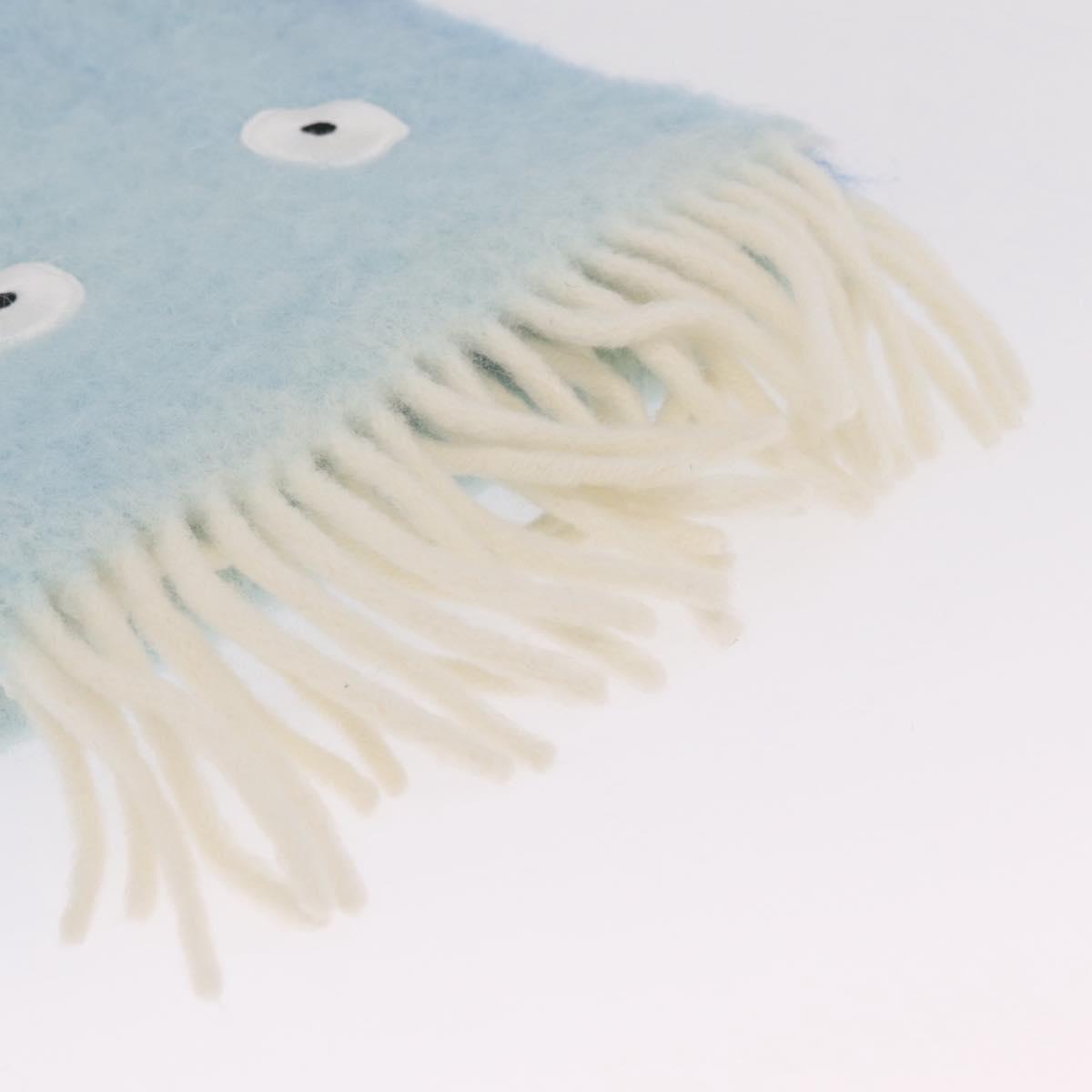 LOEWE x Studio Ghibli Calcifer Scarf Mohair Blue Auth 212708SM