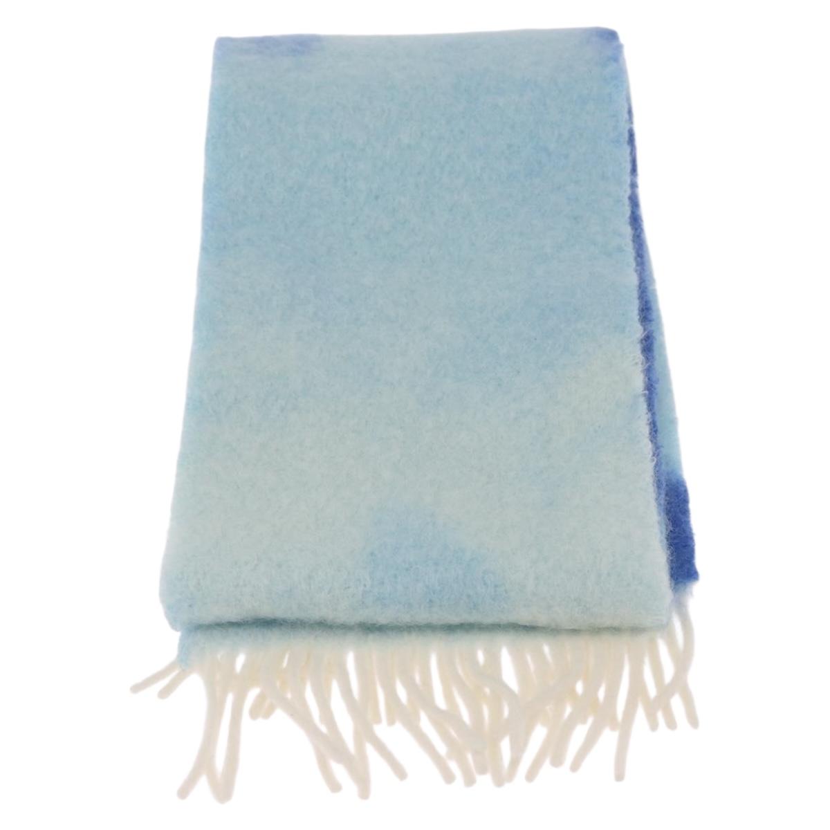 LOEWE x Studio Ghibli Calcifer Scarf Mohair Blue Auth 212708SM