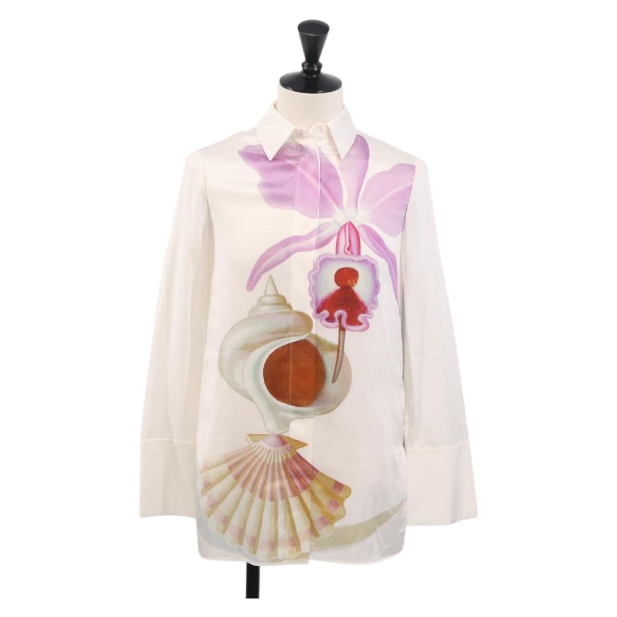 LOEWE x Maruja Mallo Shirt Satin 32 White Auth 212711M