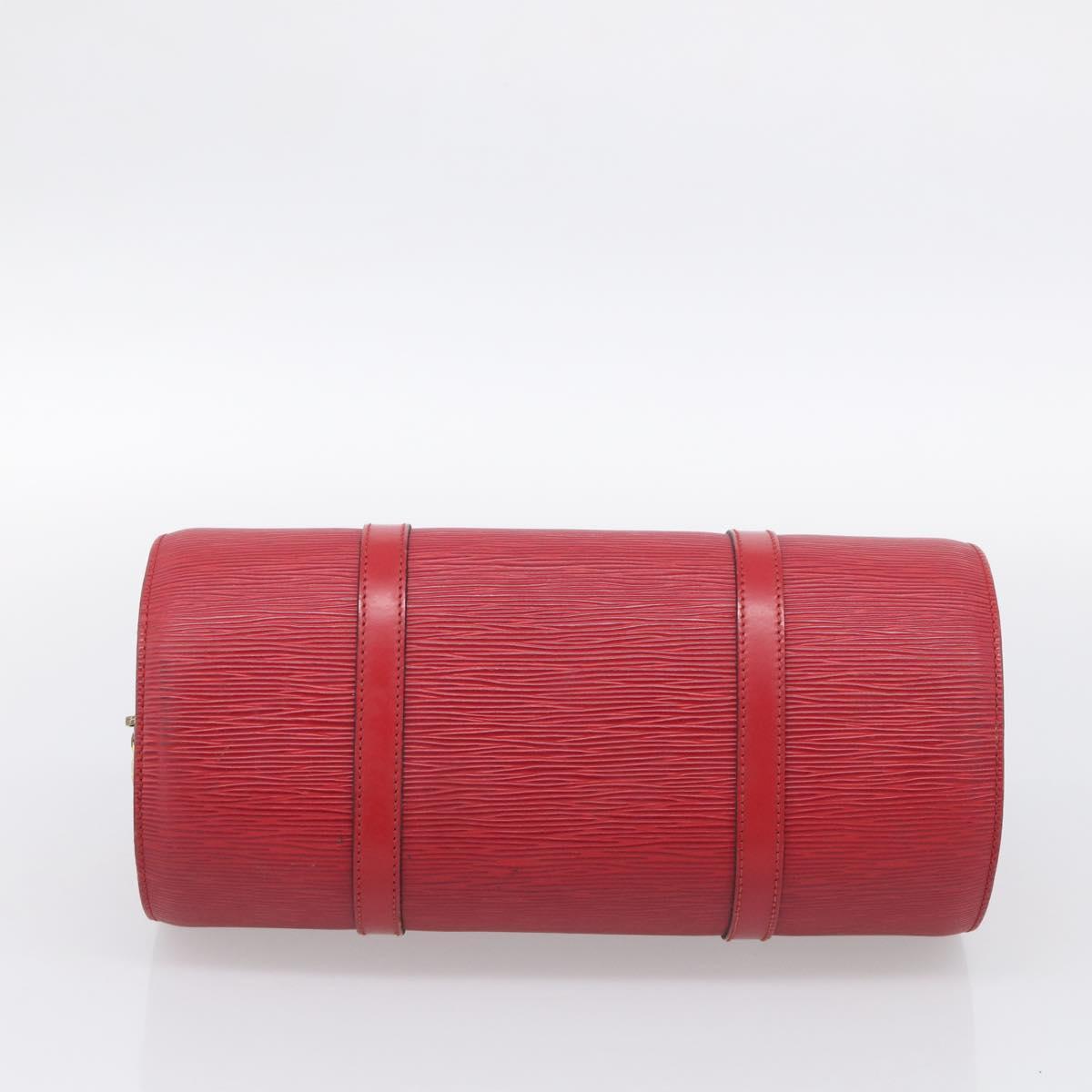 LOUIS VUITTON Epi Soufflot Hand Bag Red M52227 LV Auth 212721