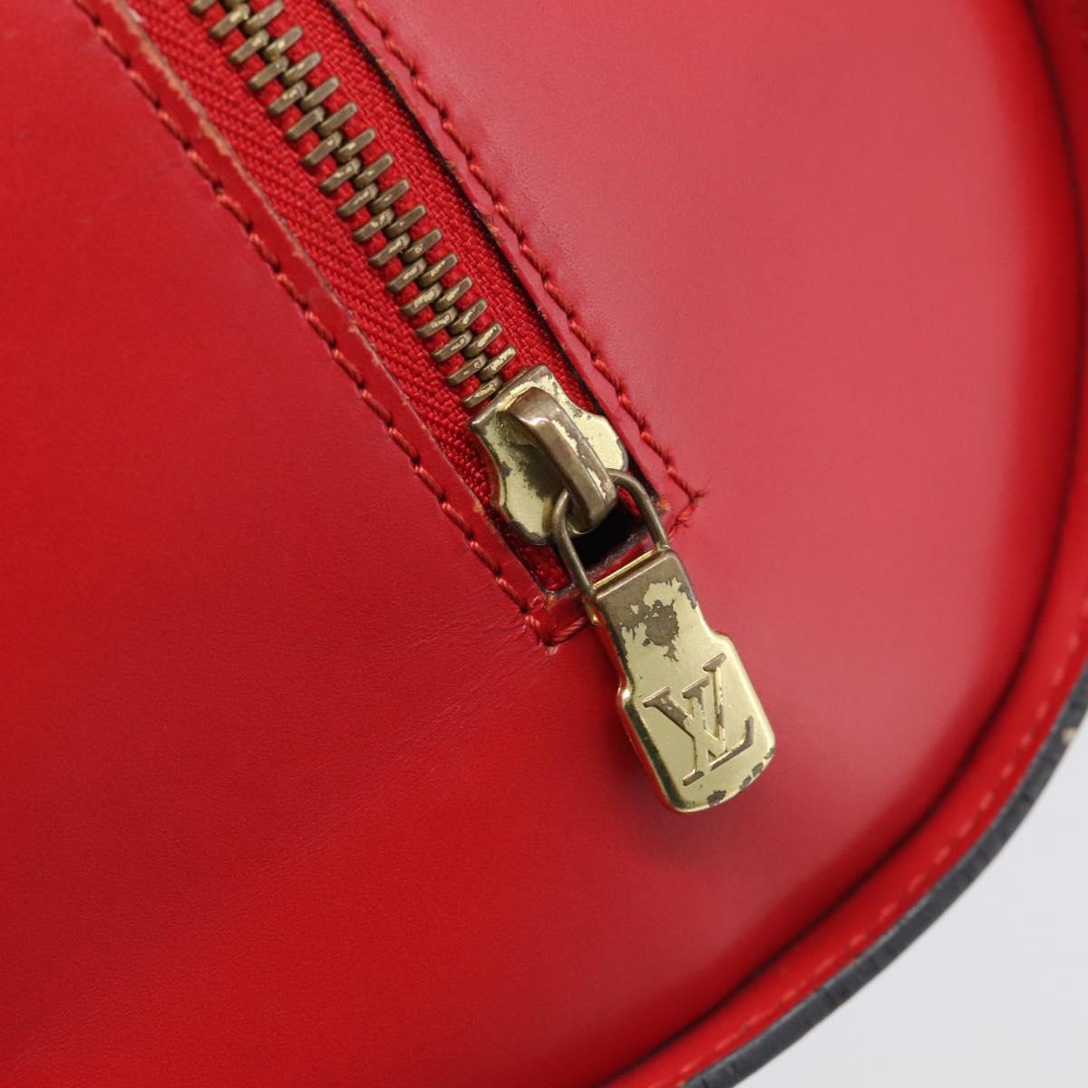 LOUIS VUITTON Epi Soufflot Hand Bag Red M52227 LV Auth 212721