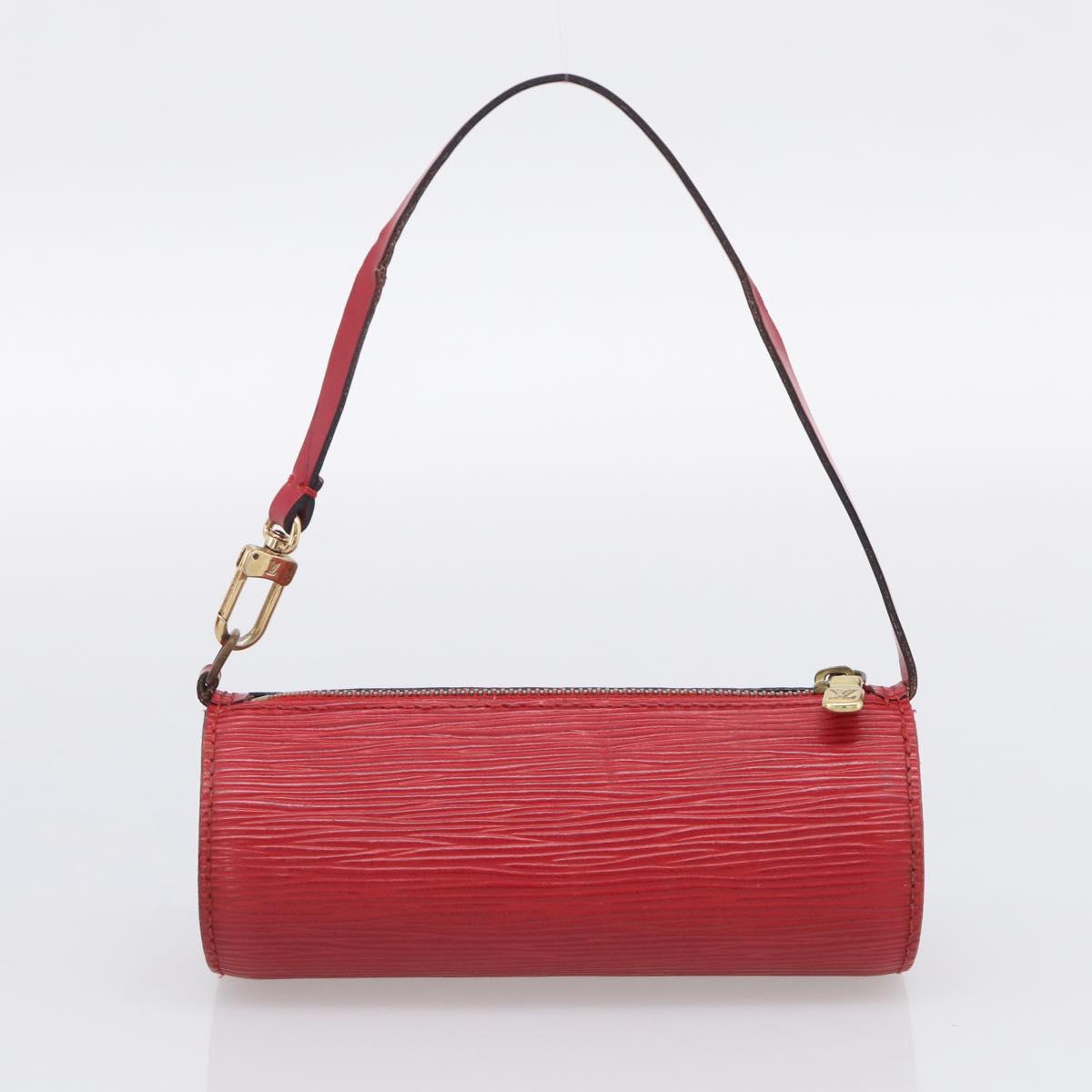 LOUIS VUITTON Epi Soufflot Hand Bag Red M52227 LV Auth 212721