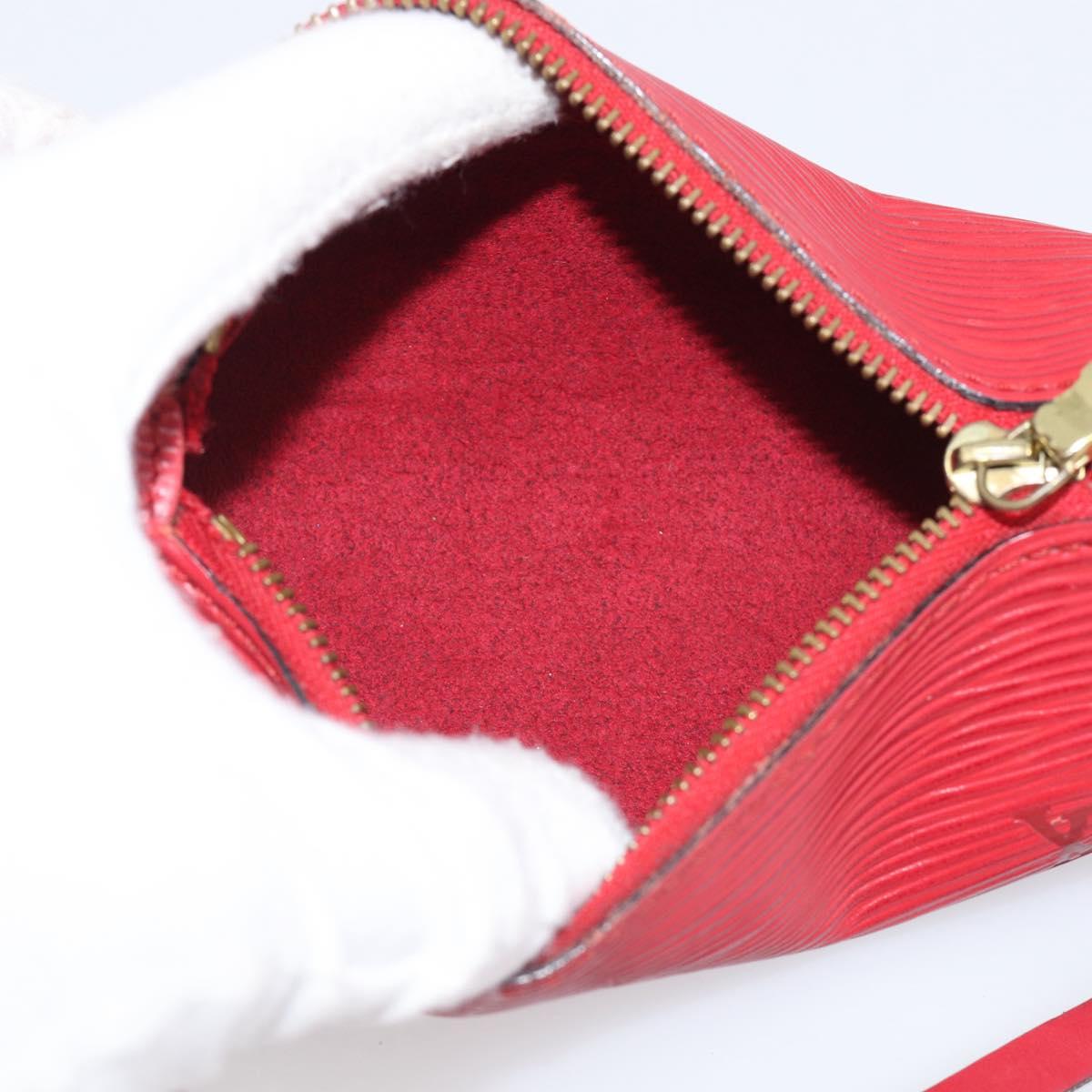 LOUIS VUITTON Epi Soufflot Hand Bag Red M52227 LV Auth 212721