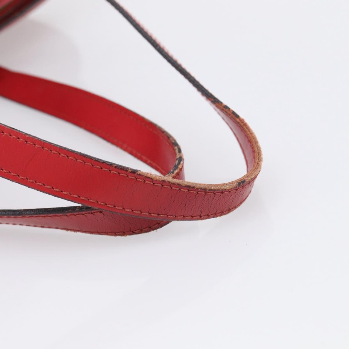 LOUIS VUITTON Epi Soufflot Hand Bag Red M52227 LV Auth 212721