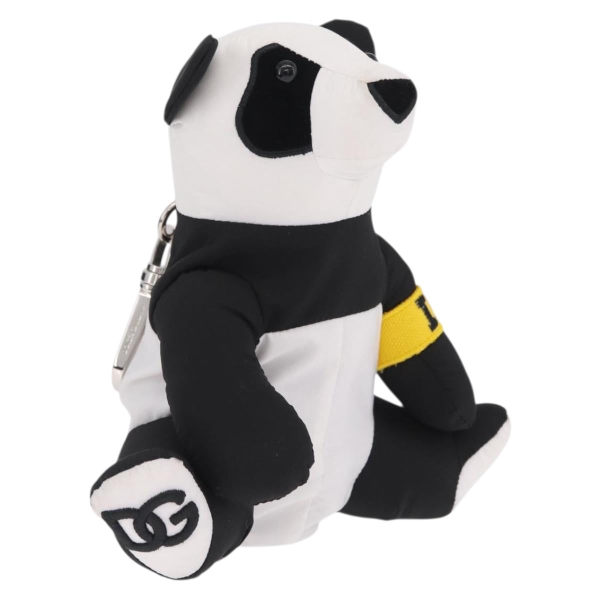 Dolce & Gabbana x Jujutsu Kaisen Eco Bag Panda Nylon Black White Auth 212723M