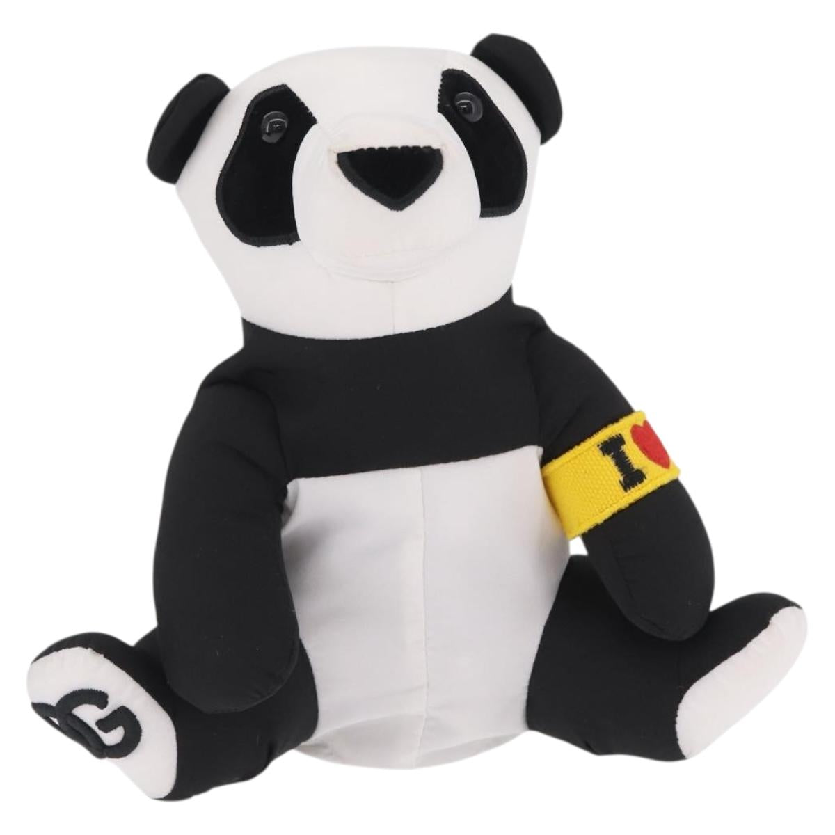 Dolce & Gabbana x Jujutsu Kaisen Eco Bag Panda Nylon Black White Auth 212723M