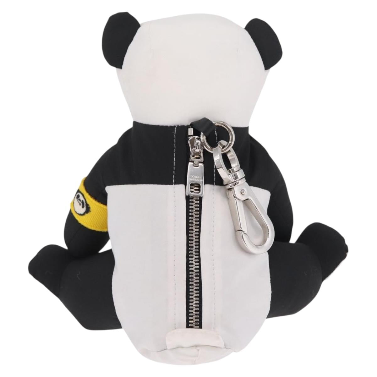 Dolce & Gabbana x Jujutsu Kaisen Eco Bag Panda Nylon Black White Auth 212723M