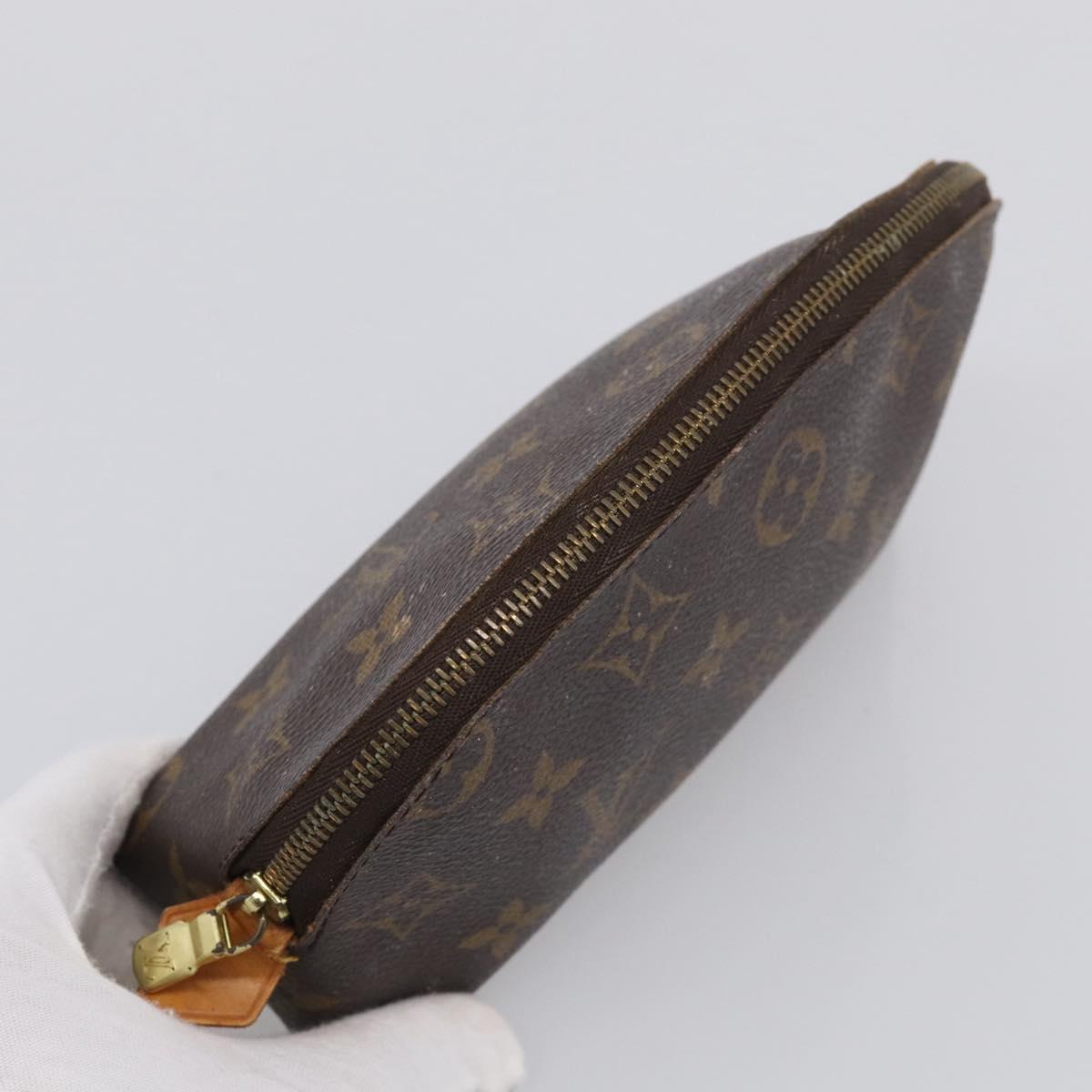 LOUIS VUITTON Monogram Pochette Cosmetic PM Pouch 3 Set M43998 LV Auth 212931