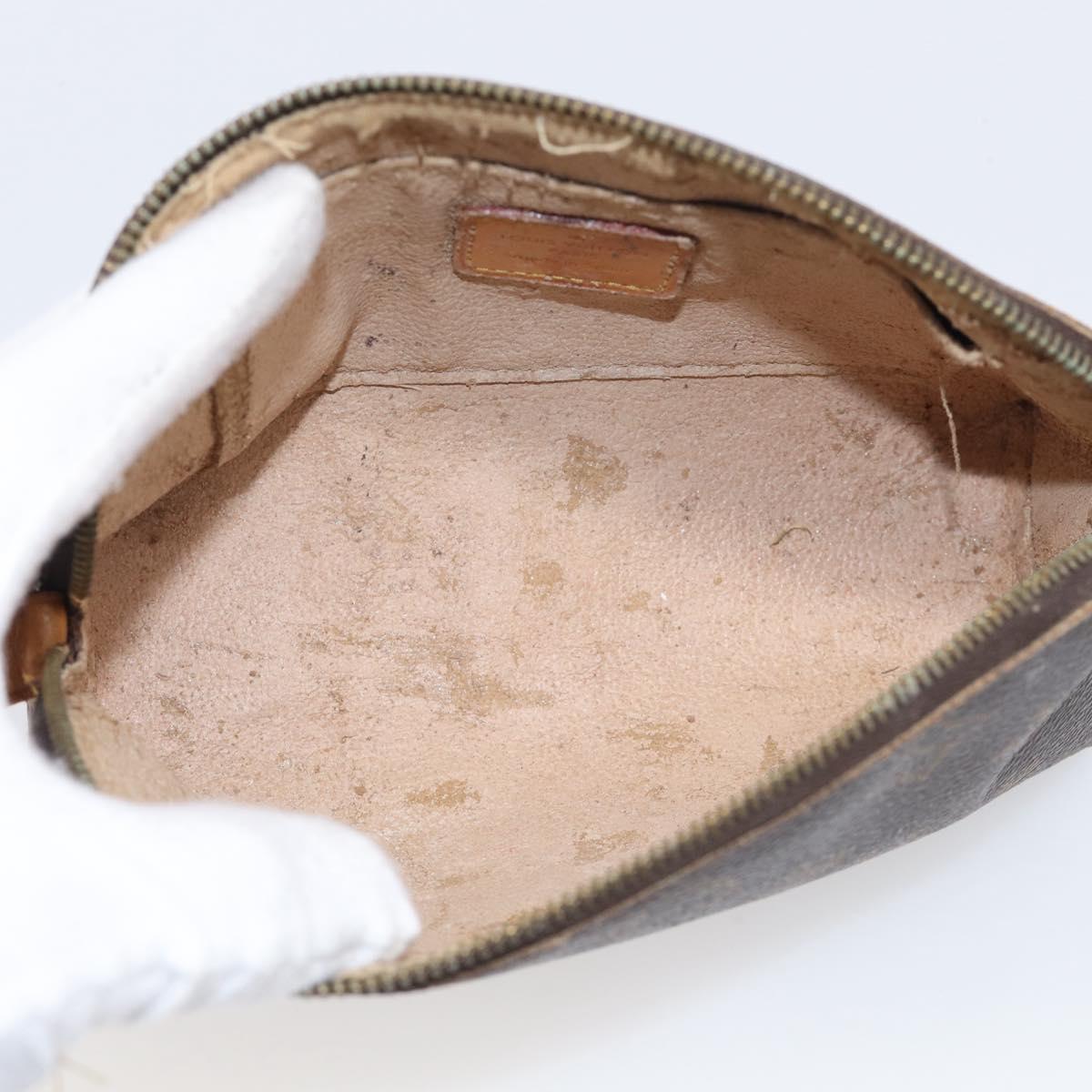 LOUIS VUITTON Monogram Pochette Cosmetic PM Pouch 3 Set M43998 LV Auth 212931