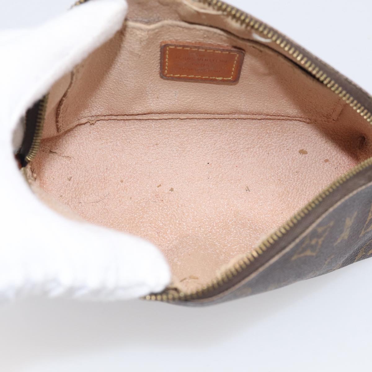 LOUIS VUITTON Monogram Pochette Cosmetic PM Pouch 3 Set M43998 LV Auth 212931
