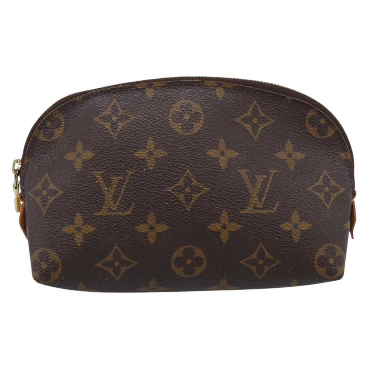 LOUIS VUITTON Monogram Pochette Cosmetic PM Pouch 3 Set M43998 LV Auth 212931