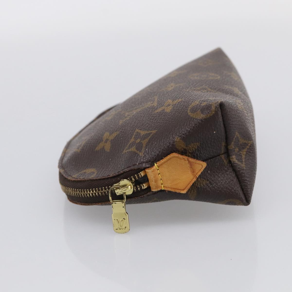 LOUIS VUITTON Monogram Pochette Cosmetic PM Pouch 3 Set M43998 LV Auth 212931