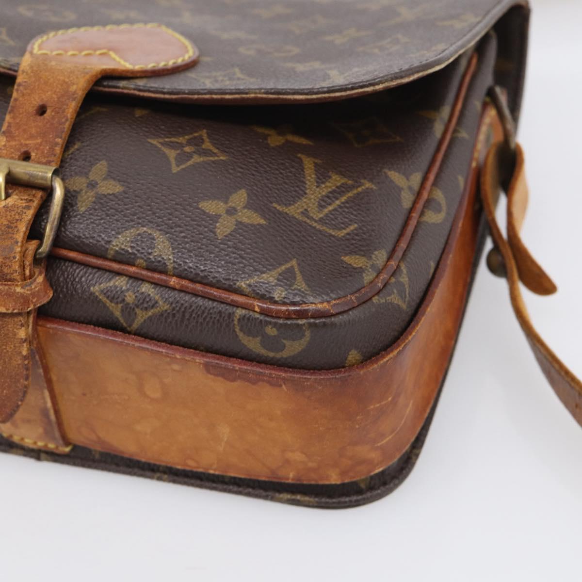 LOUIS VUITTON Monogram Cartouchiere MM Shoulder Bag M51253 LV Auth 212933