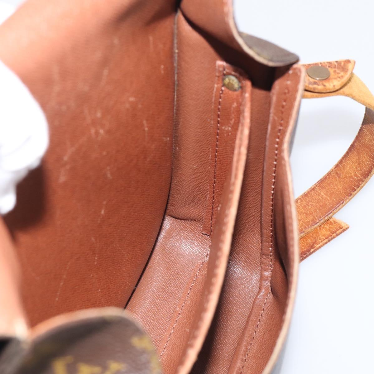 LOUIS VUITTON Monogram Cartouchiere MM Shoulder Bag M51253 LV Auth 212933
